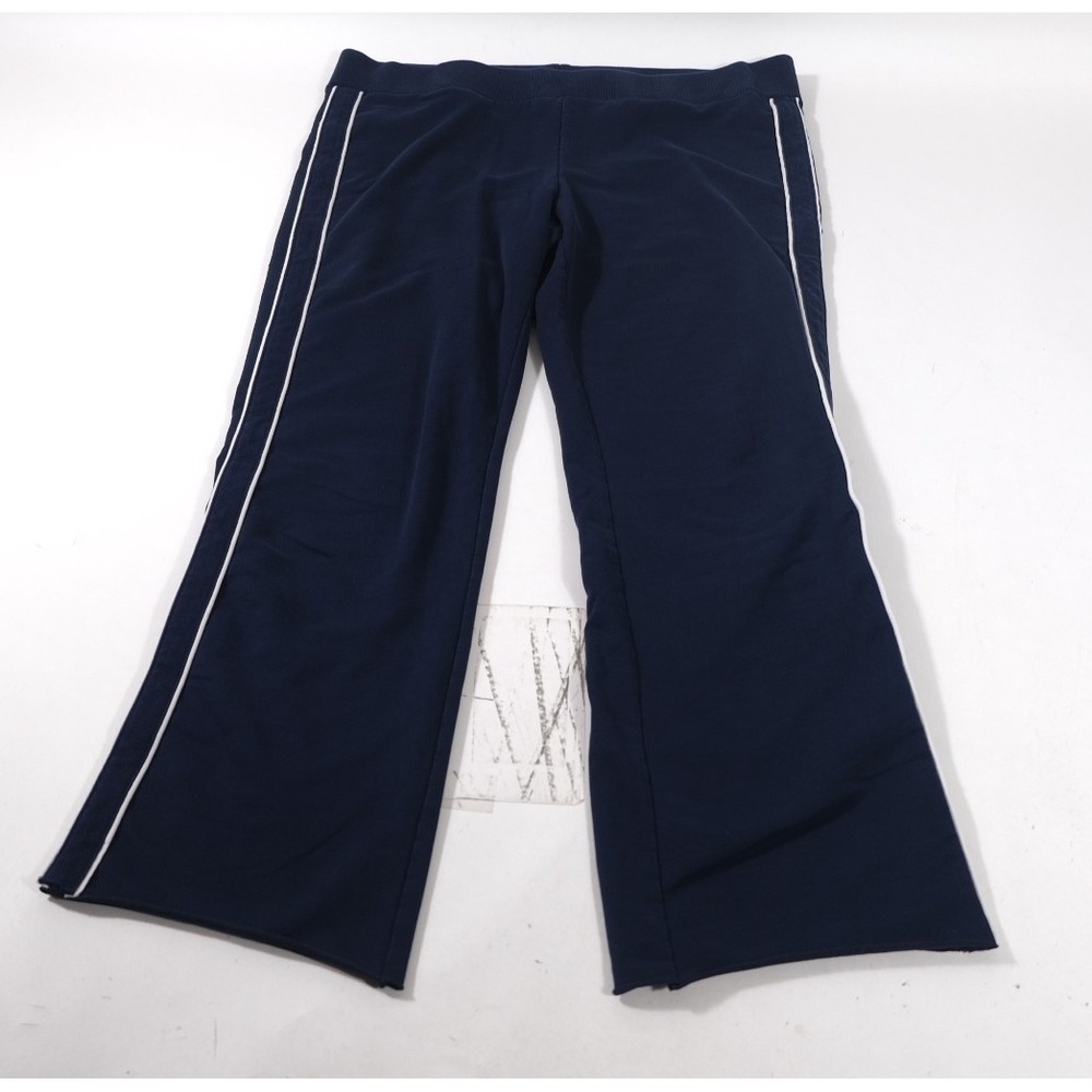 Lauren Ralph Lauren Active Pants Womens M Navy Blue Side Stripe Athletic Yoga